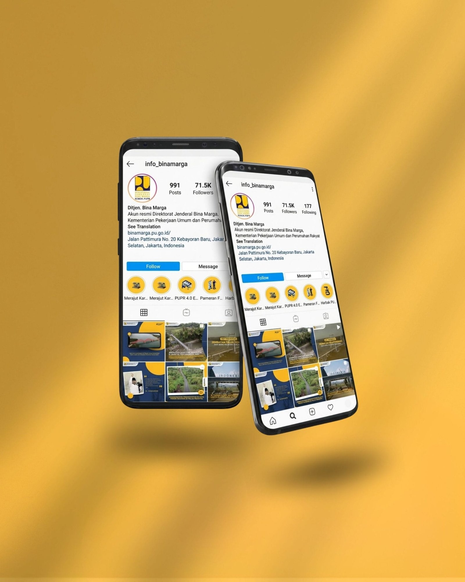 Portofolio Rumah Cipta Kreatif Media Sosial Optimization Info Bina Marga