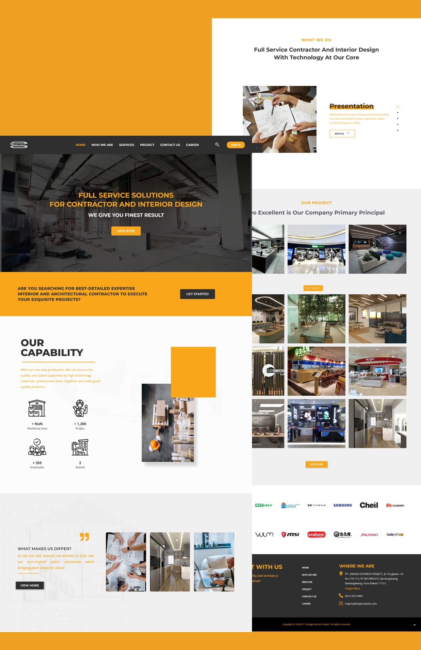 Rumah Cipta Kreatif-portfolio website Design