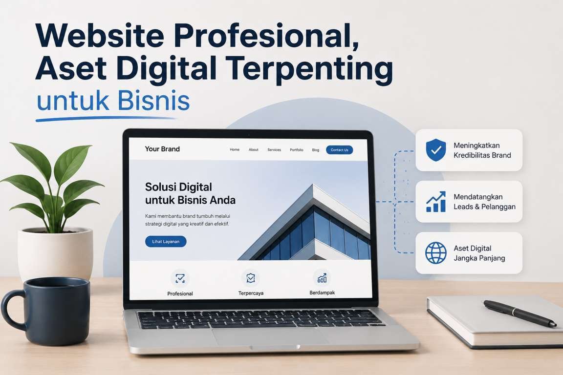 Rumah Cipta Kreatif - Website Profesional Masih Menjadi Aset Digital Terpenting untuk Bisnis